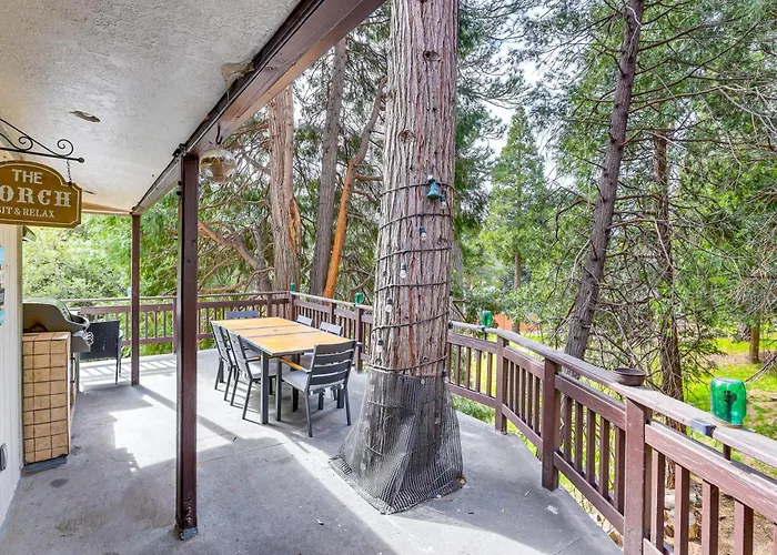 Crestline Home W/ Private Hot Tub: Steps To Lake!